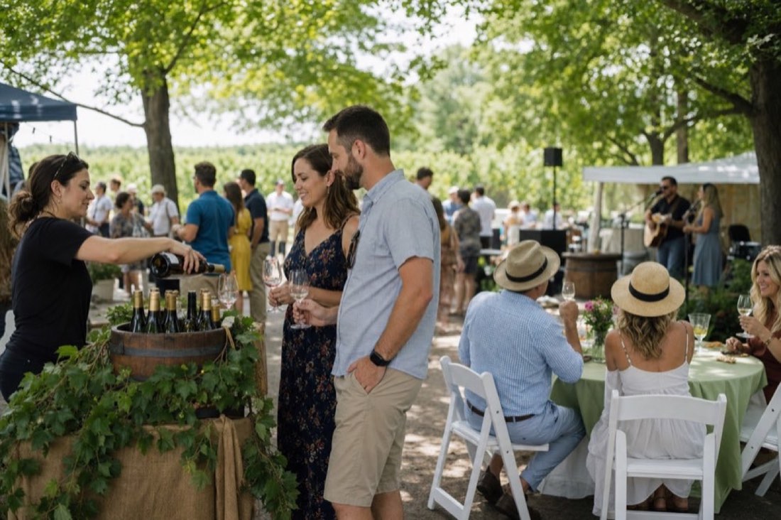 Vintage Ohio Wine Festival event in Cleveland