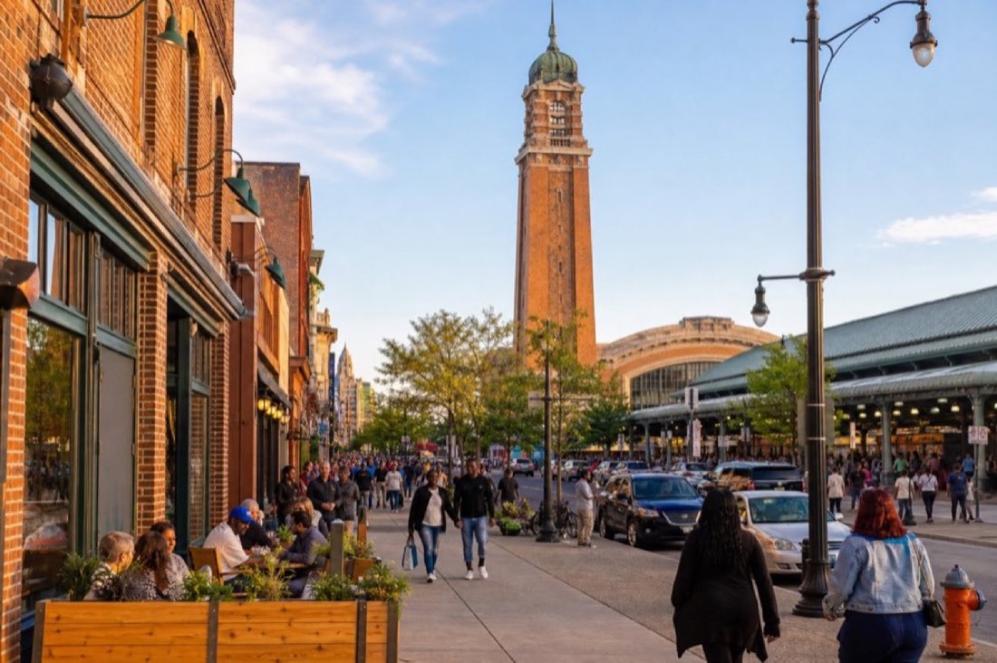 Ohio City neighborhood in Cleveland