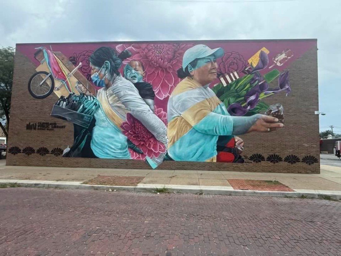 MARKA27 mural at Eastman Branch lifts Latino culture across Cleveland’s West Side — Cleveland news