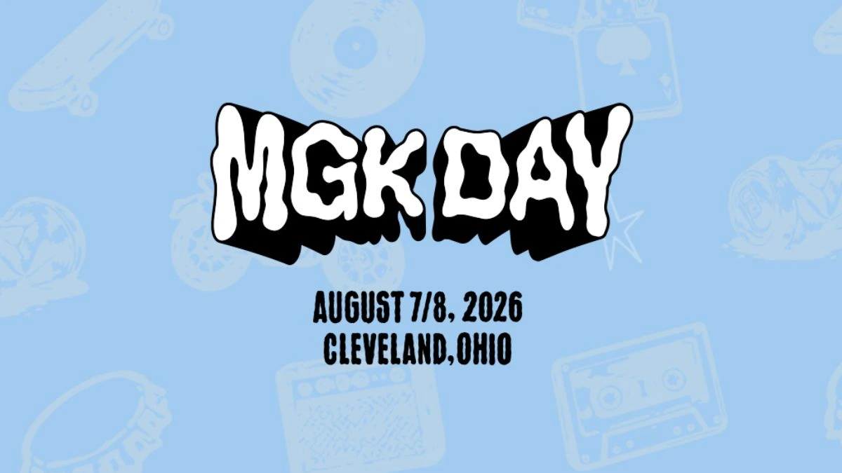 MGK Day August 7 and 8 2026 Cleveland Ohio event artwork