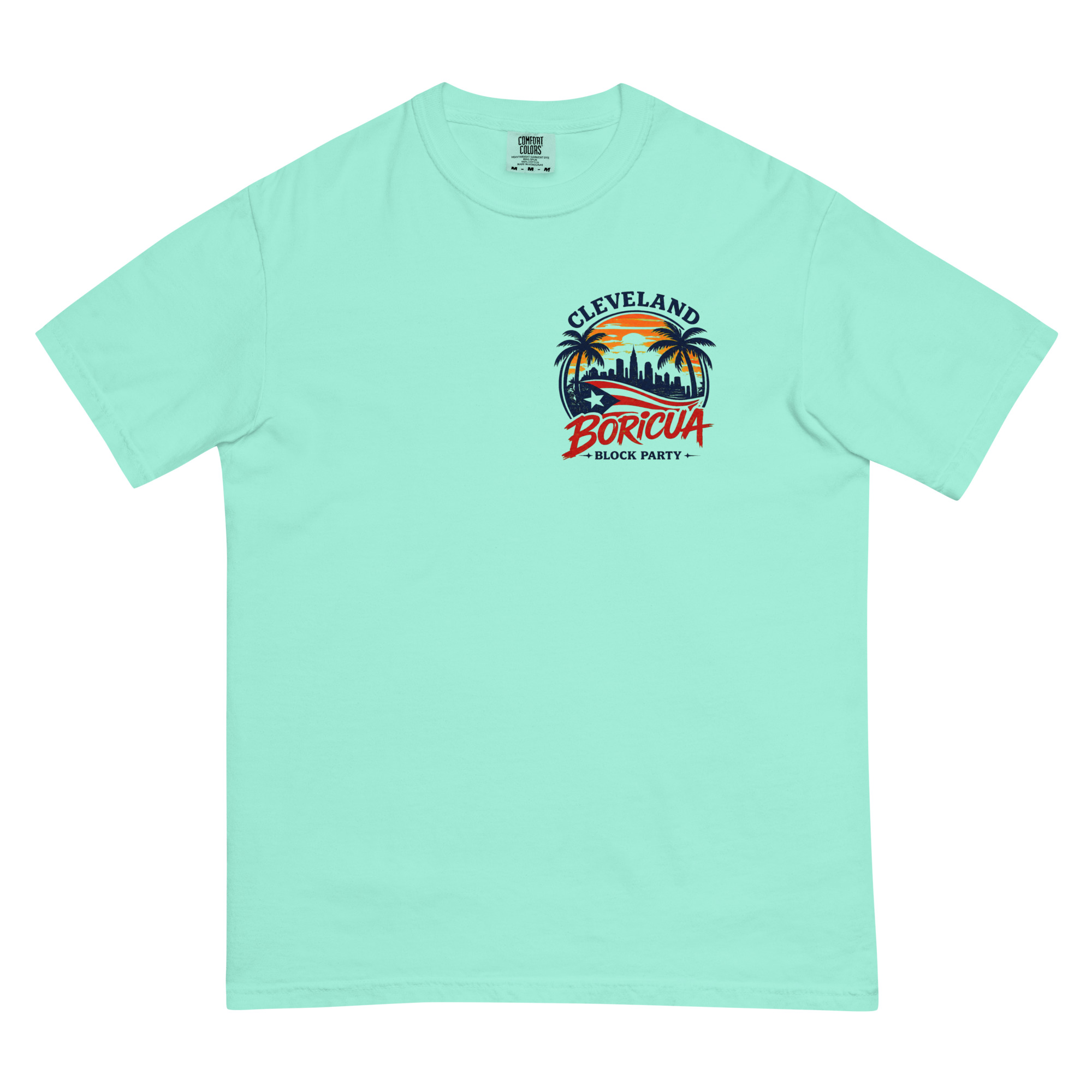 Cleveland Boricua Unisex garment-dyed heavyweight t-shirt - Image 10