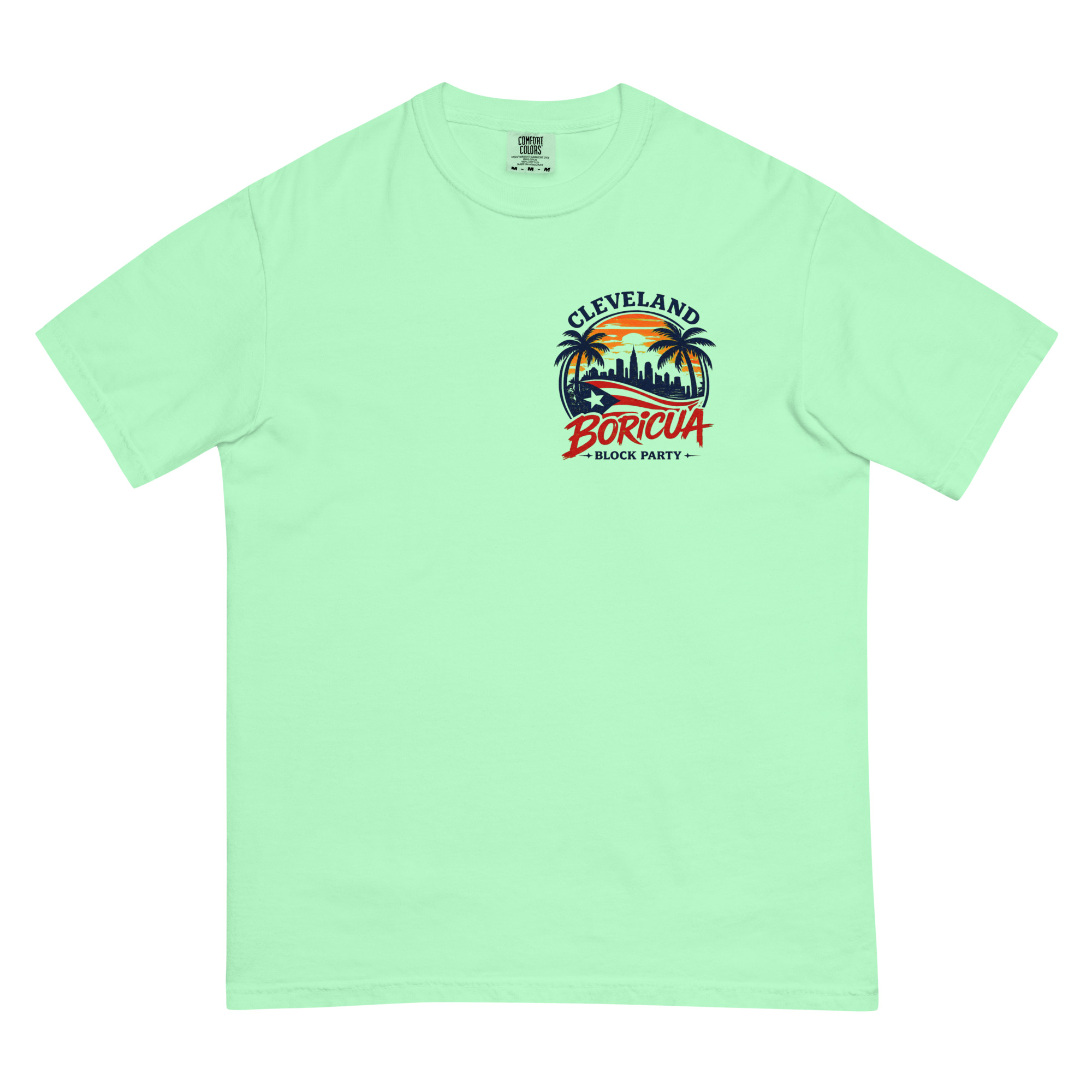 Cleveland Boricua Unisex garment-dyed heavyweight t-shirt - Image 16