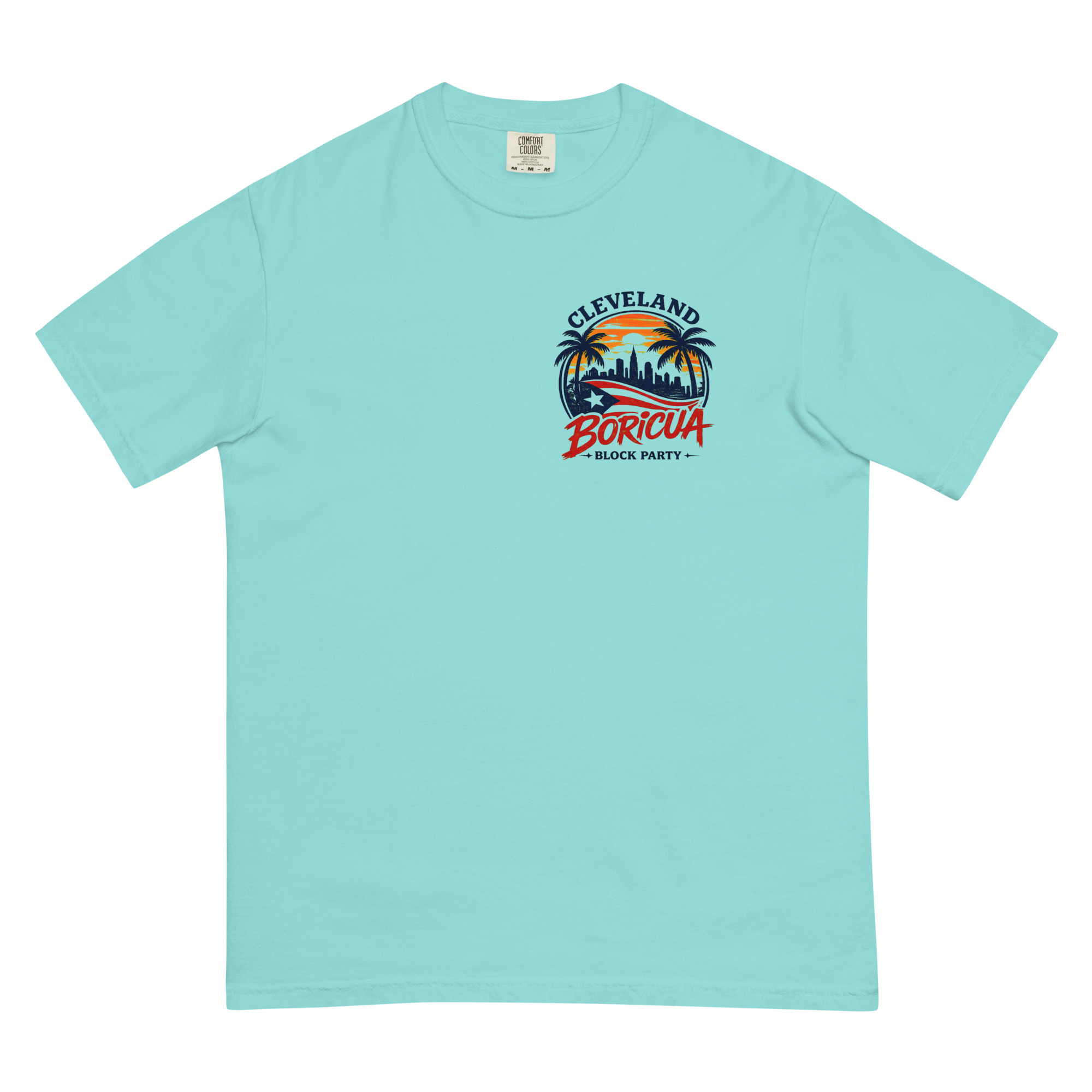 Cleveland Boricua Unisex garment-dyed heavyweight t-shirt - Image 6