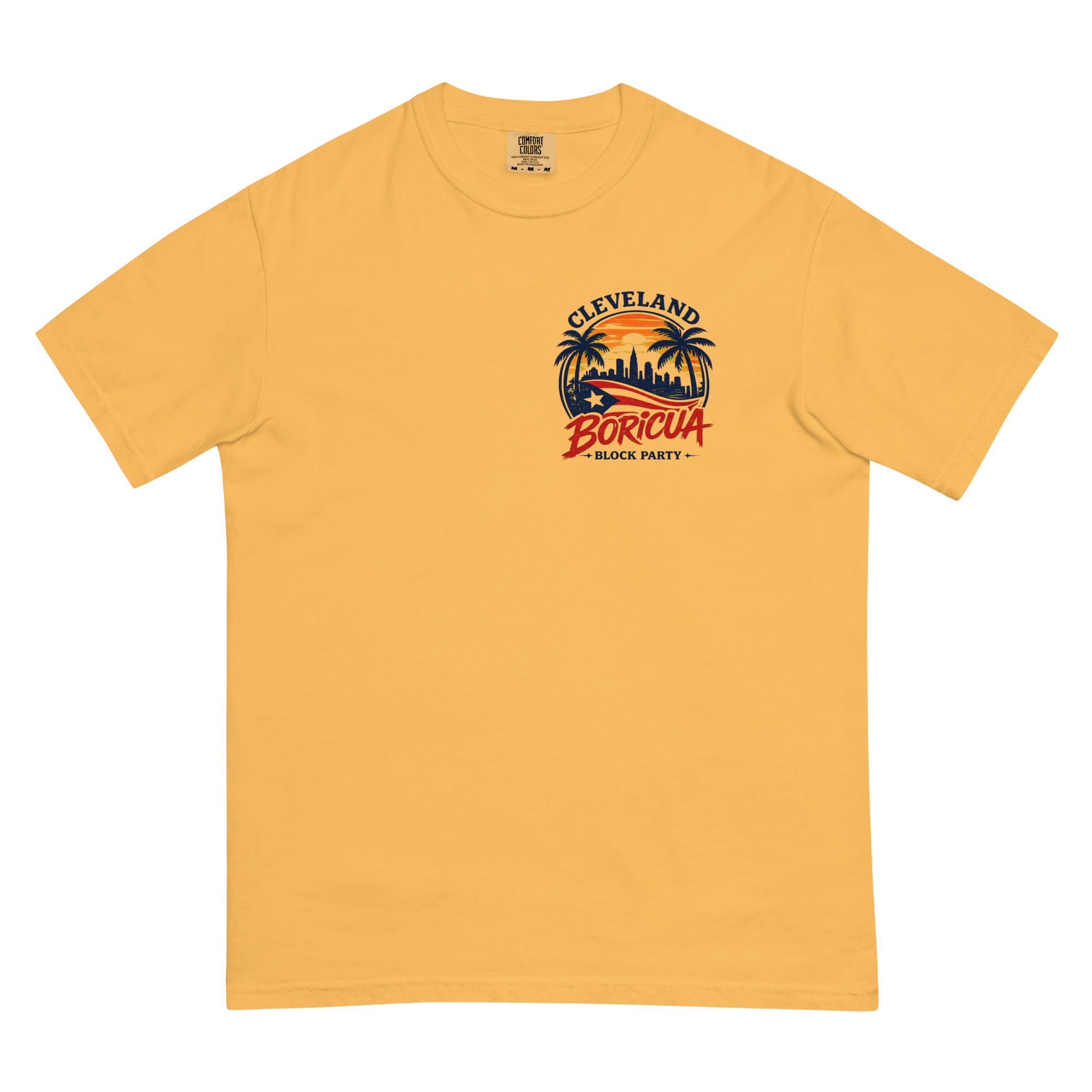 Cleveland Boricua Unisex garment-dyed heavyweight t-shirt - Image 4