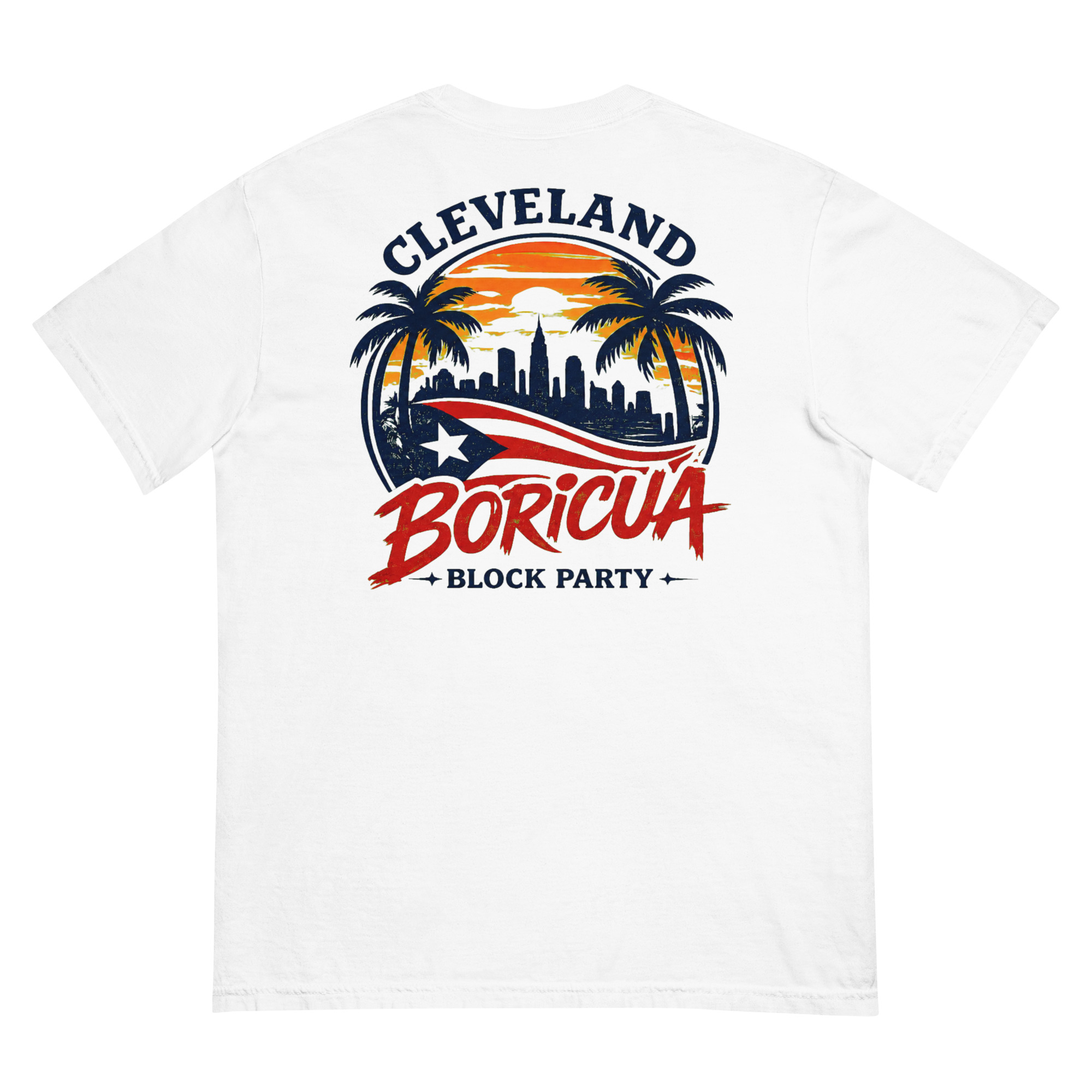 Cleveland Boricua Unisex garment-dyed heavyweight t-shirt - Image 22
