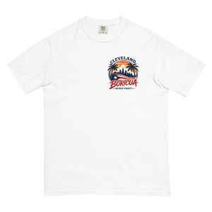 Cleveland Boricua Unisex garment-dyed heavyweight t-shirt