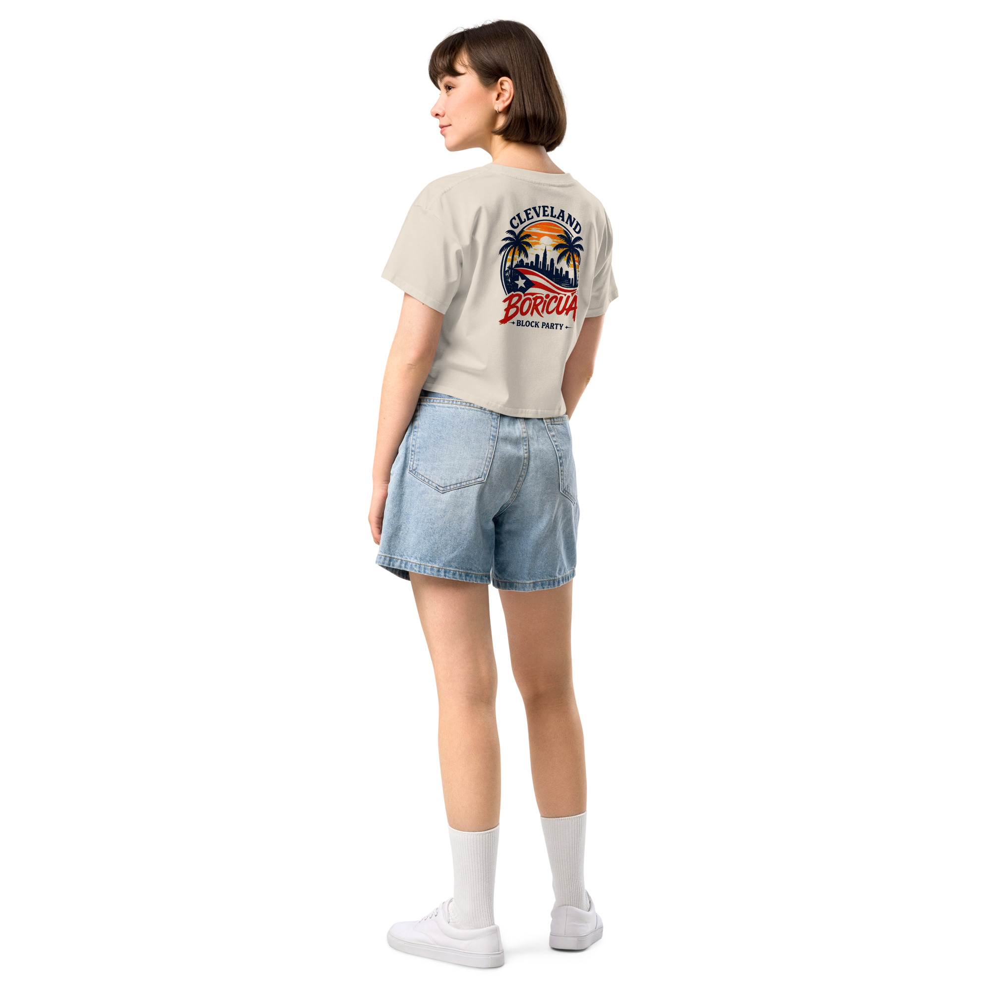 Cleveland BoricuaWomen’s crop top - Image 16