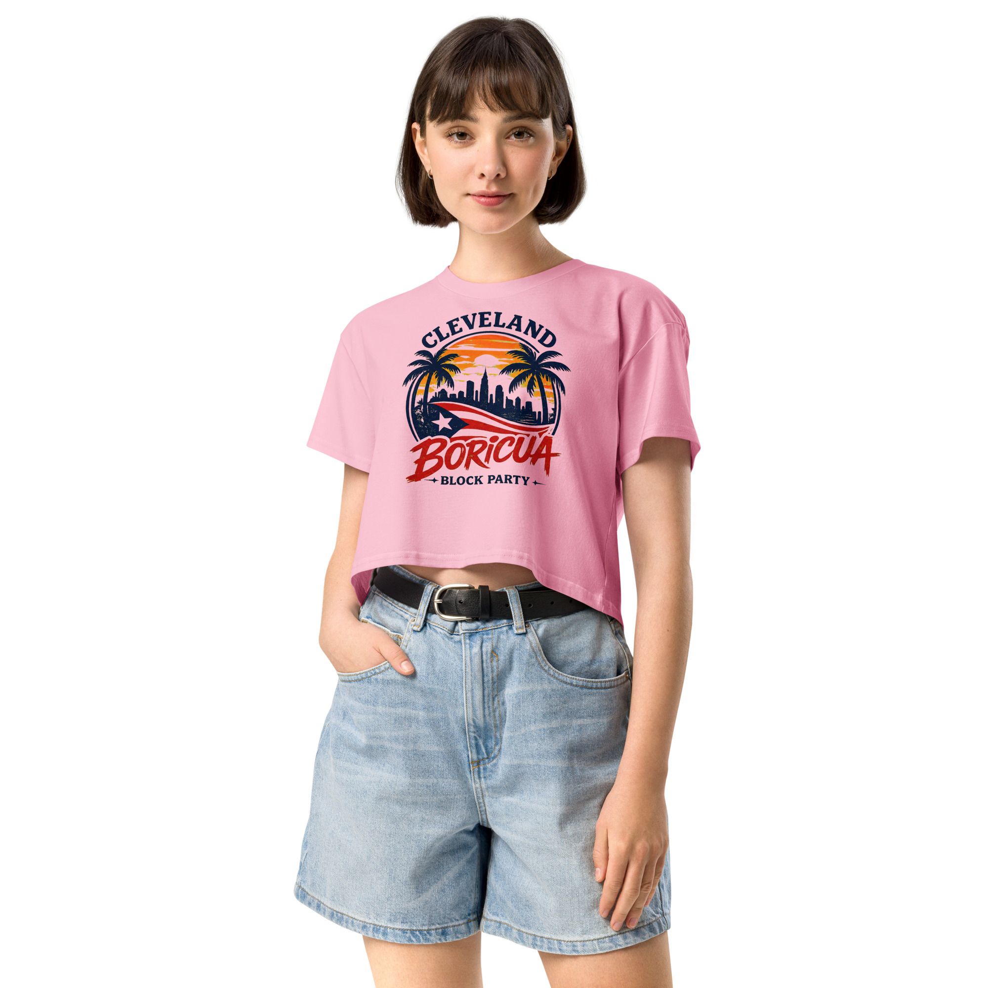 Cleveland BoricuaWomen’s crop top - Image 9
