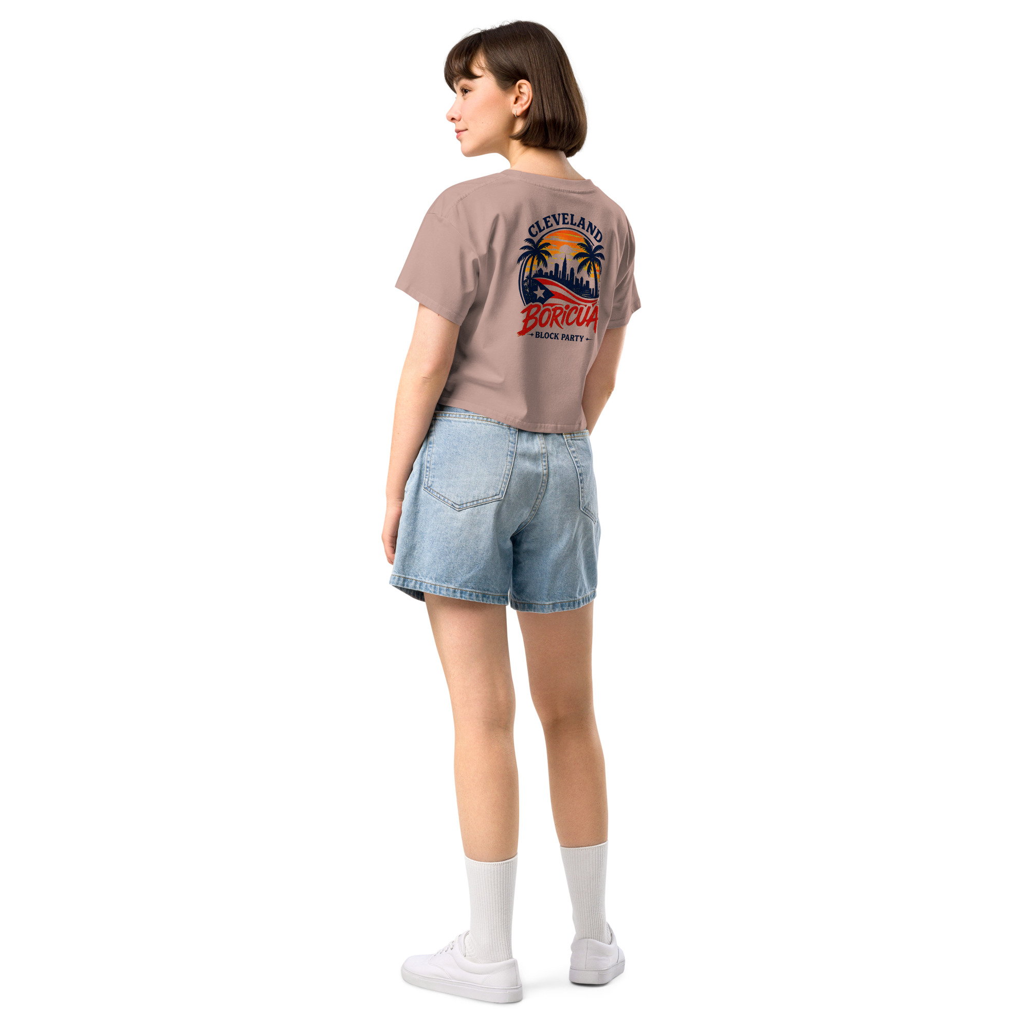 Cleveland BoricuaWomen’s crop top - Image 5