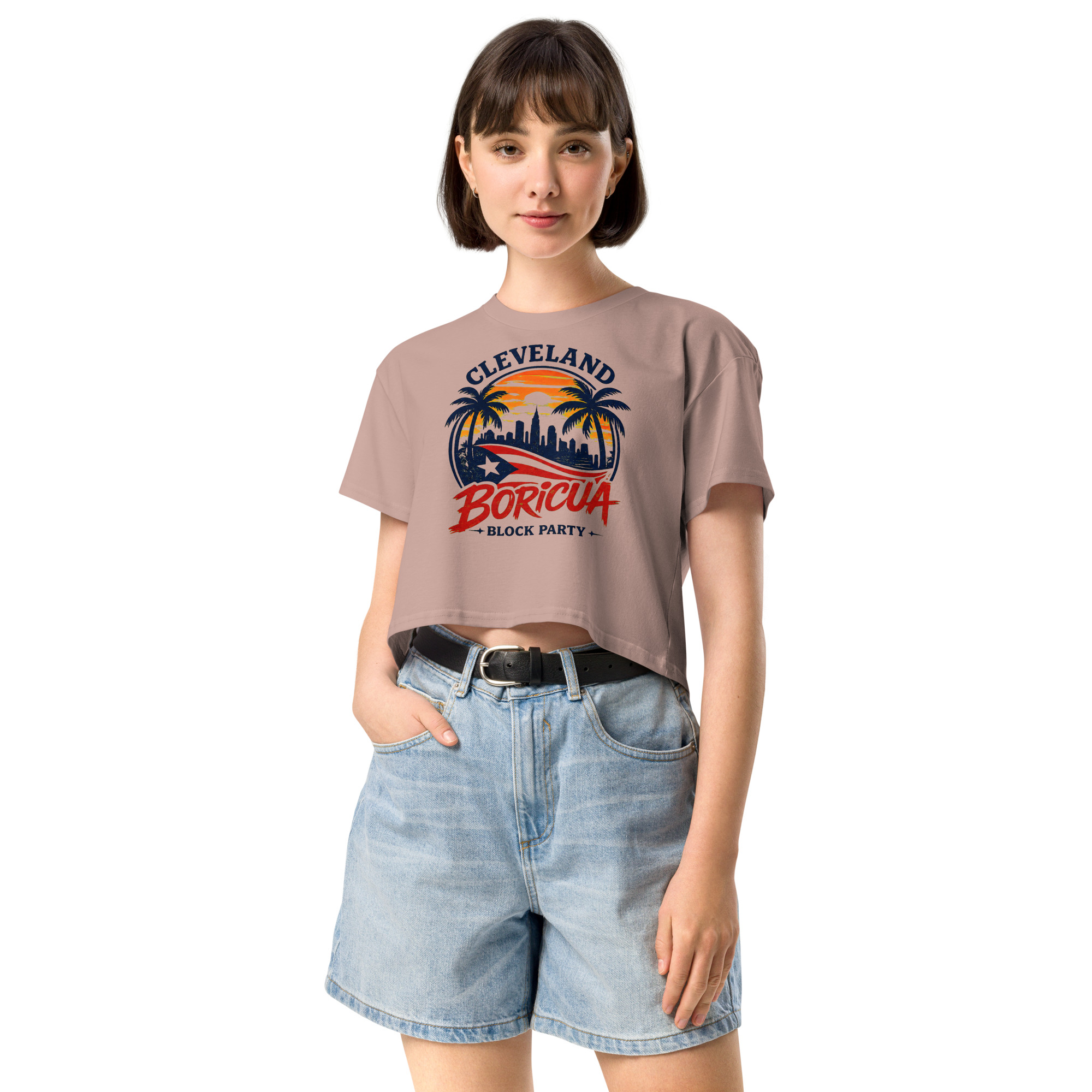 Cleveland BoricuaWomen’s crop top - Image 6