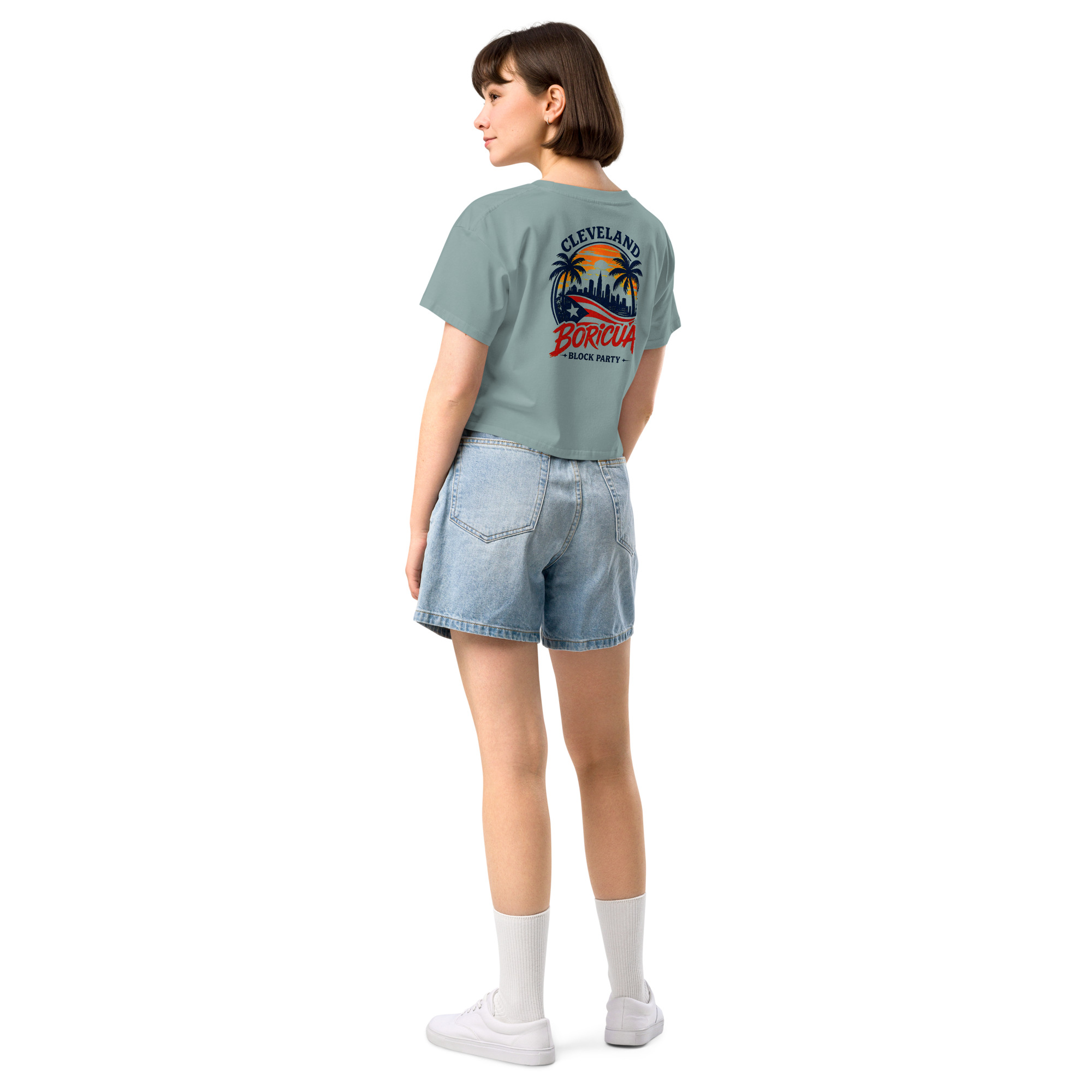 Cleveland BoricuaWomen’s crop top - Image 4
