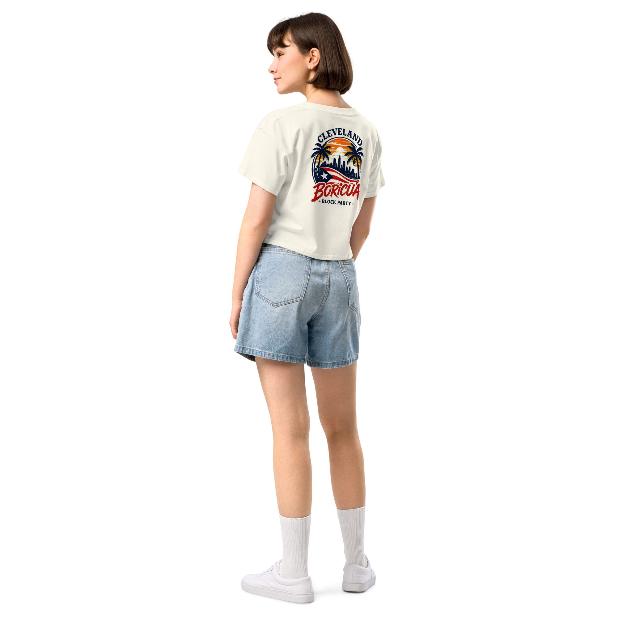 Cleveland BoricuaWomen’s crop top - Image 22