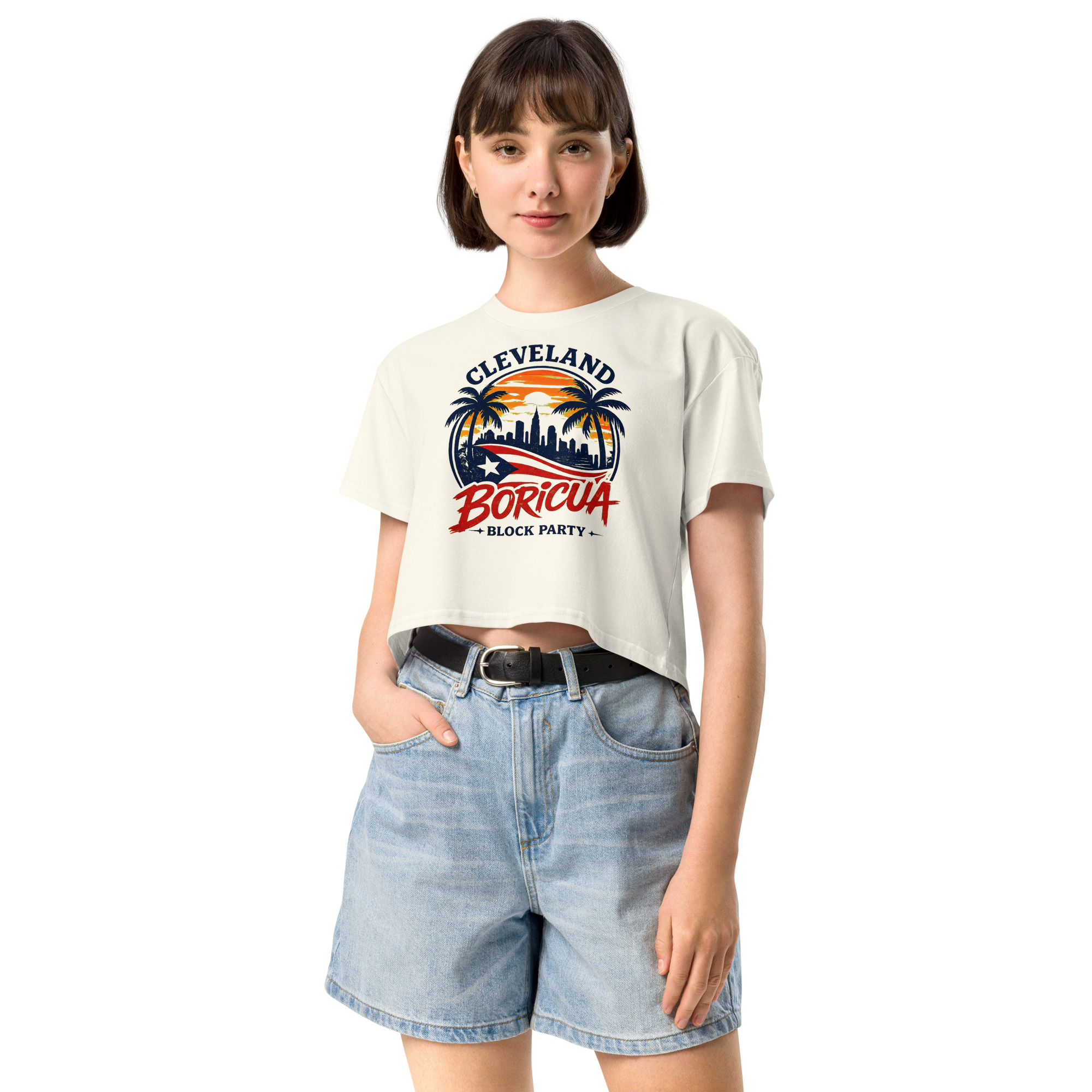 Cleveland BoricuaWomen’s crop top - Image 20
