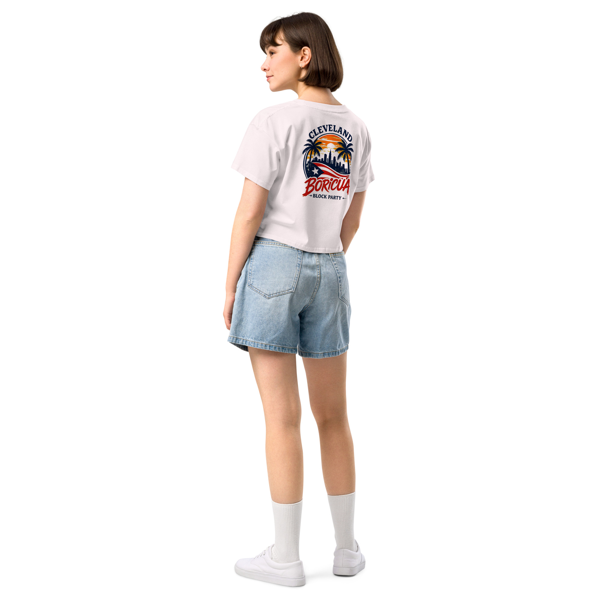 Cleveland BoricuaWomen’s crop top - Image 17