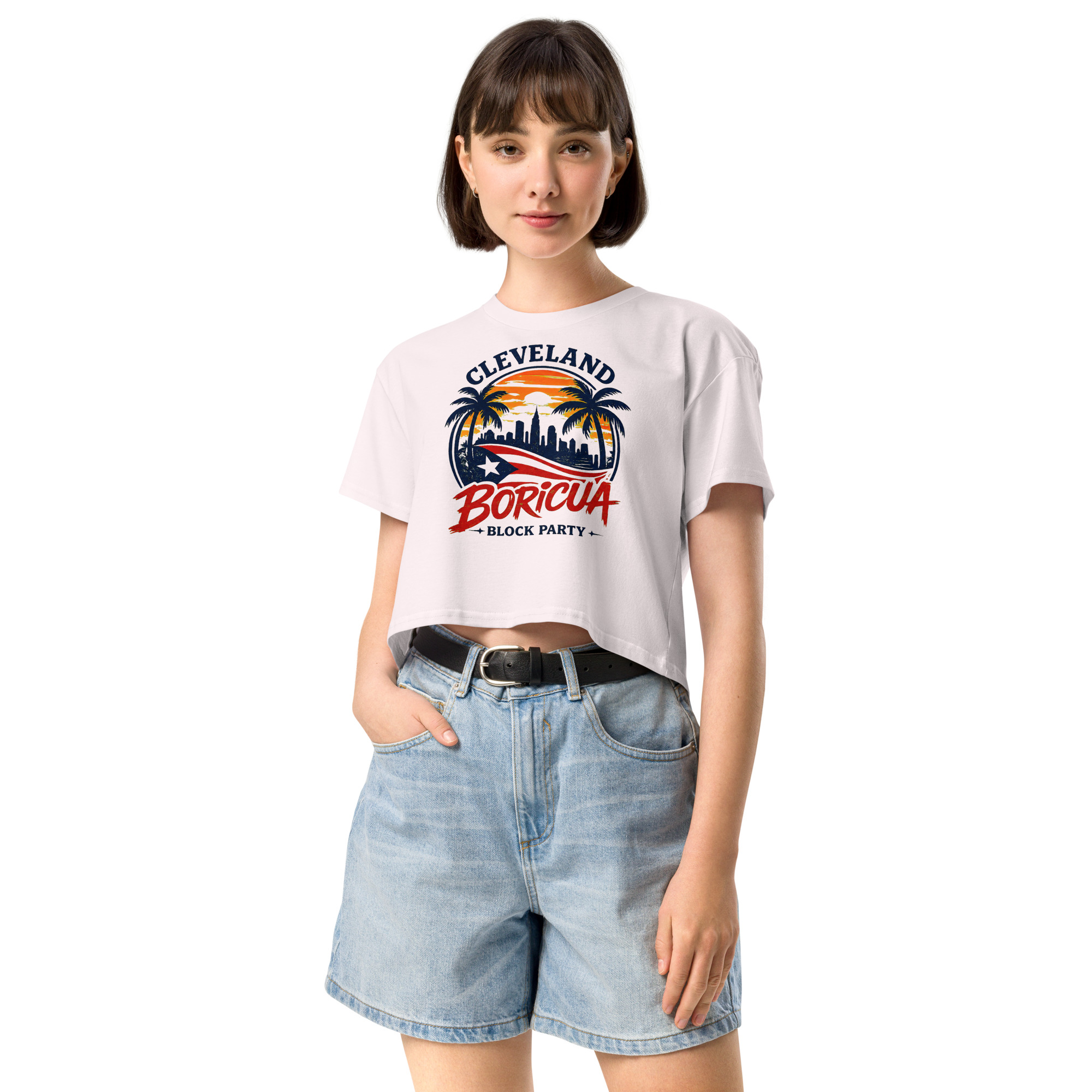 Cleveland BoricuaWomen’s crop top - Image 18