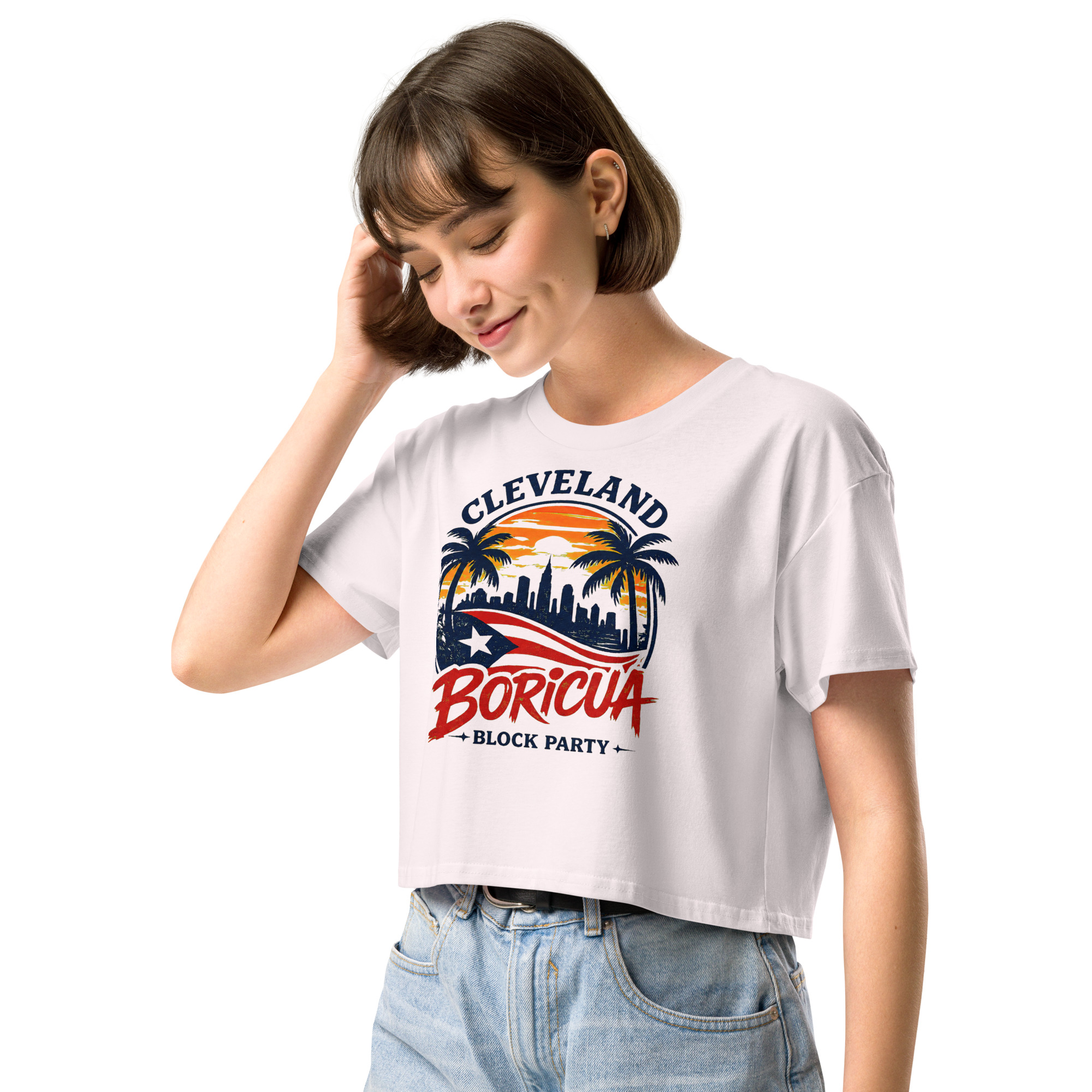 Cleveland BoricuaWomen’s crop top - Image 19