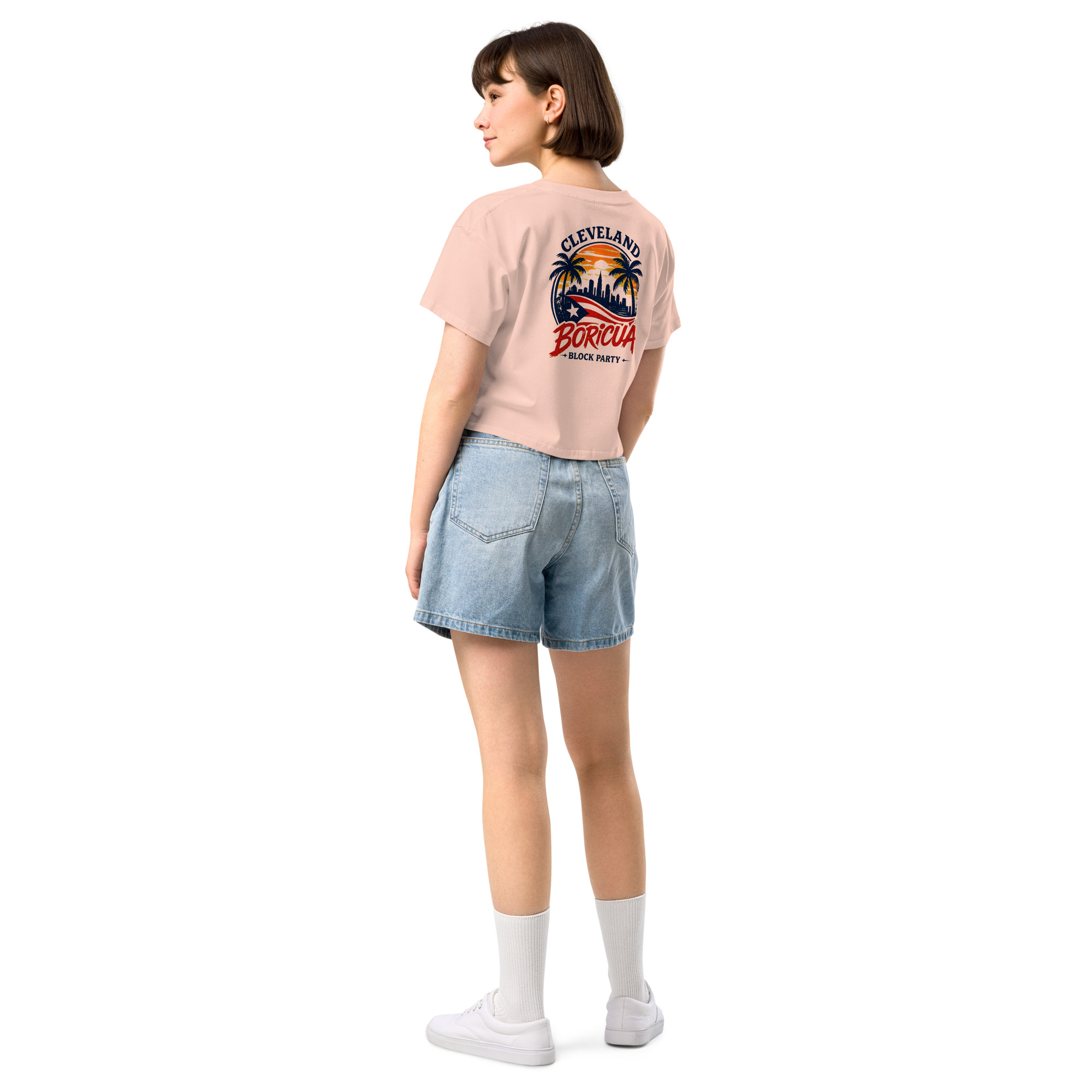 Cleveland BoricuaWomen’s crop top - Image 11