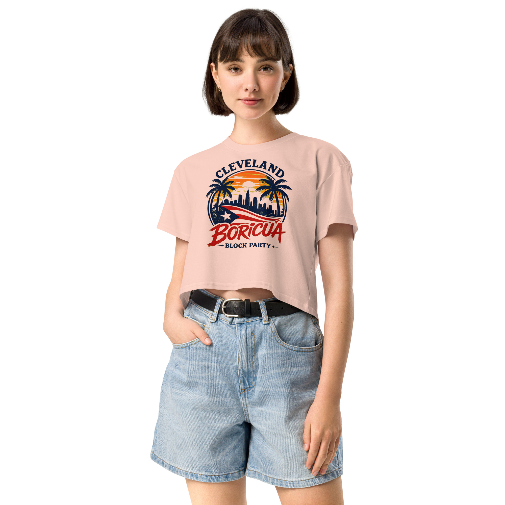 Cleveland BoricuaWomen’s crop top - Image 12