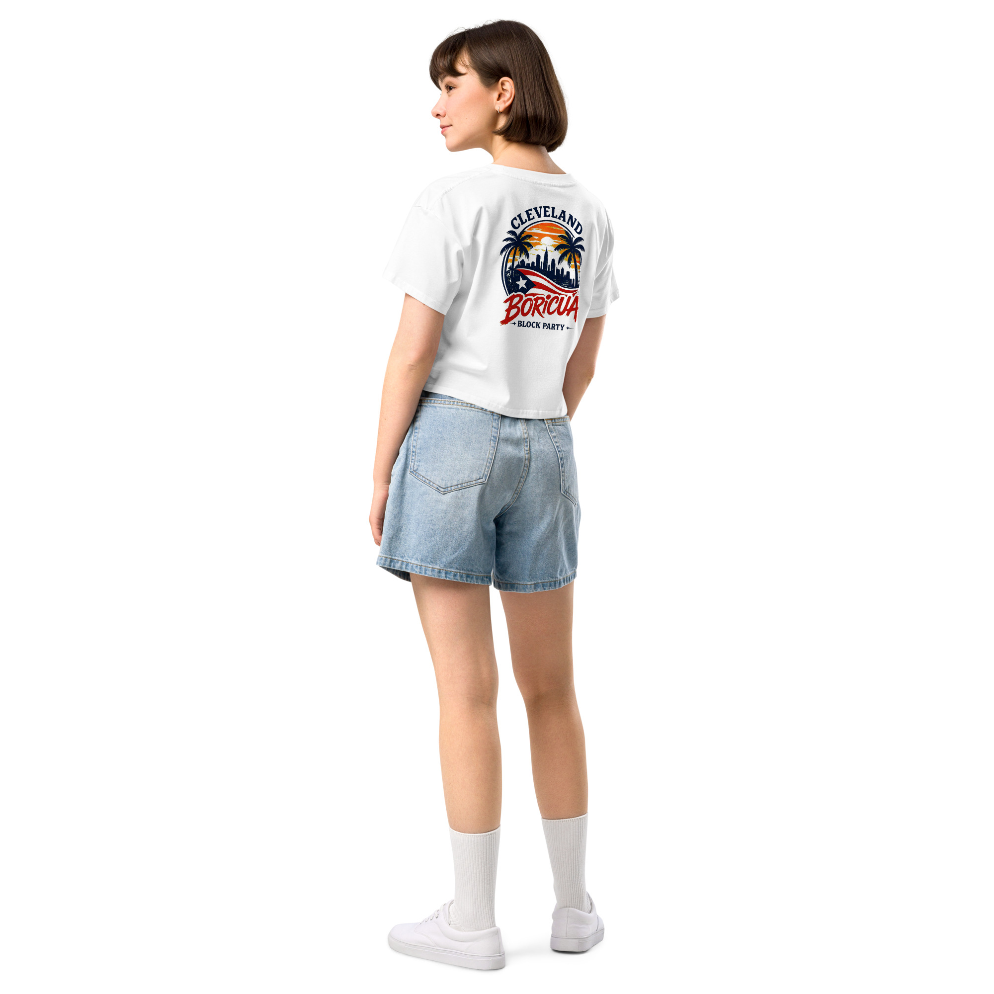 Cleveland BoricuaWomen’s crop top - Image 26