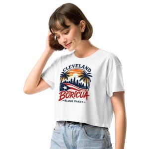 Cleveland BoricuaWomen’s crop top