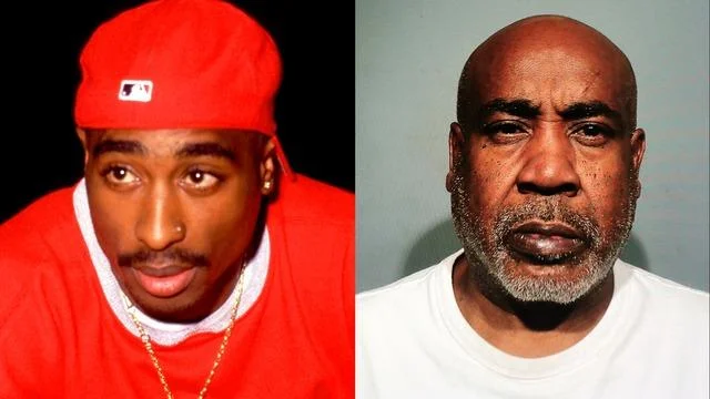 Tupac Shakur and Duane Keffe D Davis pictured side by side